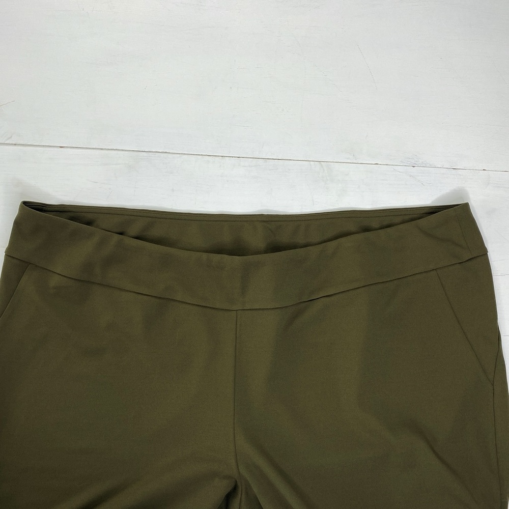 Linea by Louis Dell'Olio Pull On Knit Pants Green 3X - Picture 4 of 9
